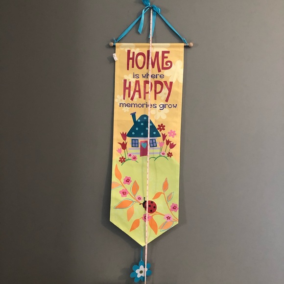 Happy Home Banner Sign NWT - Picture 7 of 8